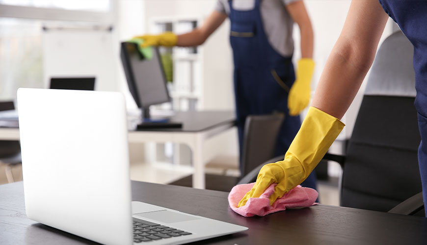 Cubicle and desk cleanup Services | Touch Everything