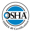 Our company is certified by OSHA 40 | Touch Everything